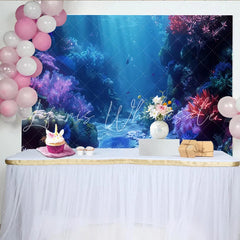 Lofaris Vibrant Underwater Coral Reef Photography Backdrop Beautiful Ocean Theme Background for Studio Photoshoot