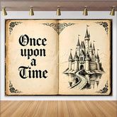 Lofaris Vintage Storybook Once Upon a Time Castle Photography Backdrop Enchanted Fantasy Photo Background for Studio
