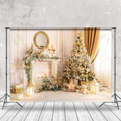 Lofaris Warm Room Lamp Decor Xmas Tree Christmas Backdrop