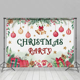 Lofaris Lovely Christmas Balls Gifts And Trees Holiday Backdrop