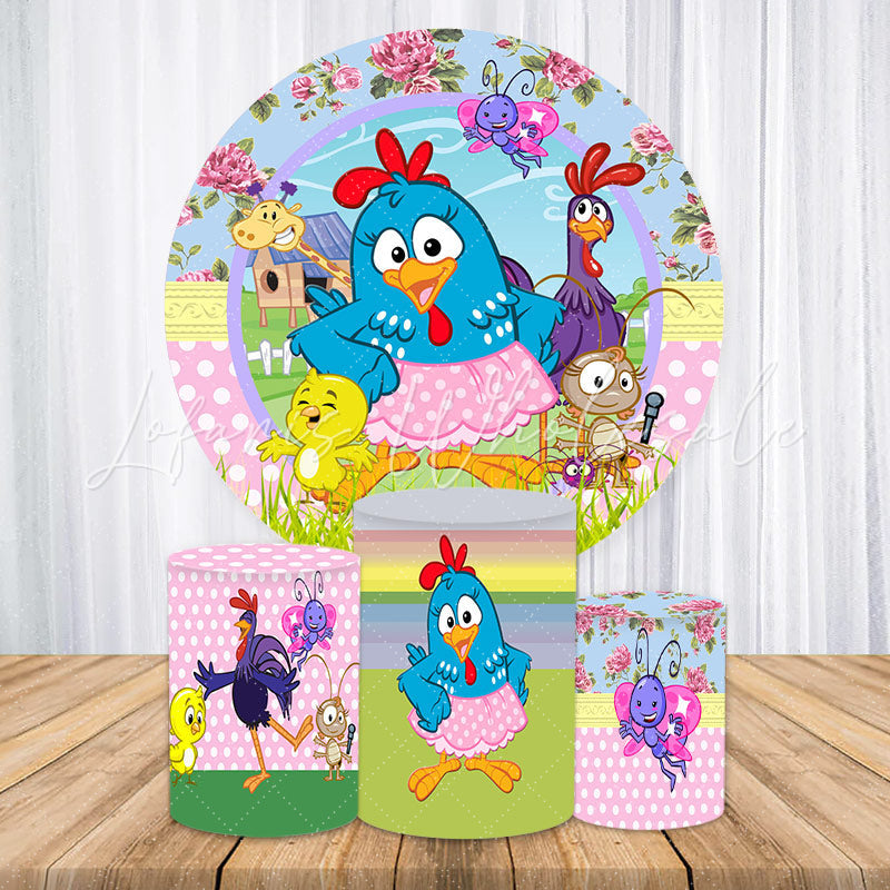 Lofaris Lovely Farm Themed Circle Backdrop Kit For Birthday