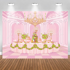Lofaris Luxury Pink Palace Dining Table Floor Party Backdrop