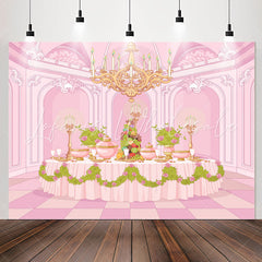 Lofaris Luxury Pink Palace Dining Table Floor Party Backdrop