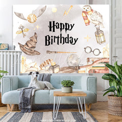 Lofaris Magic Flaoting Things School Birthday Backdrop