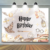Lofaris Magic Flaoting Things School Birthday Backdrop