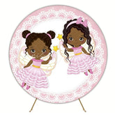 Magical Fairies Fantasy Round Backdrop For Whimsical Celebrations