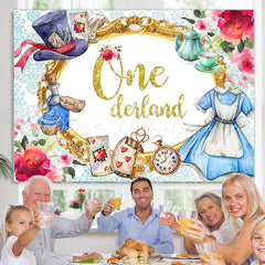 Lofaris Magical Fairy Theme Onederland Happy Birthday Backdrop