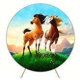 Magical Spirit Theme Party Round Backdrop For Enchanting Fun