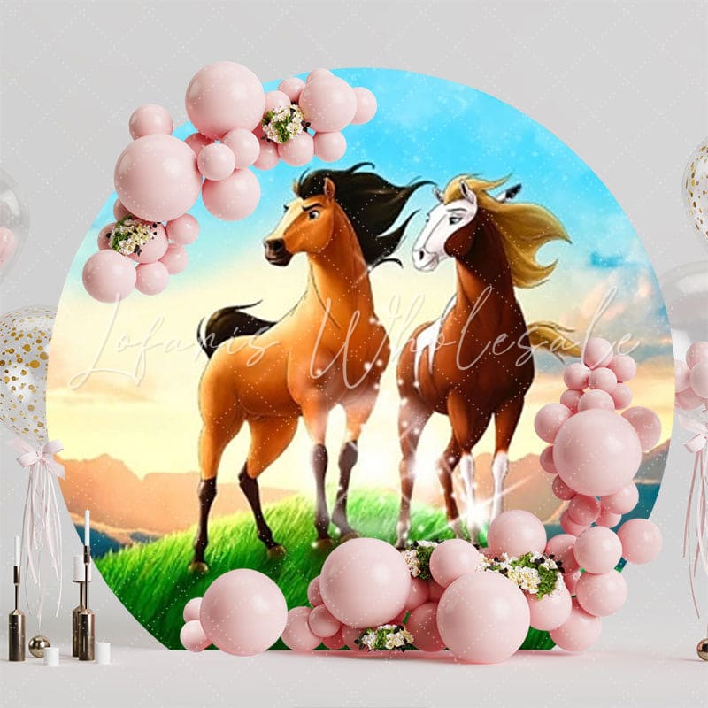 Magical Spirit Theme Party Round Backdrop For Enchanting Fun