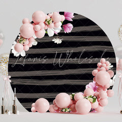 Magnolias Round Backdrop for Elegant Touch Decoration