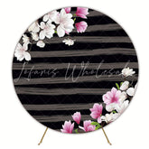 Magnolias Round Backdrop for Elegant Touch Decoration