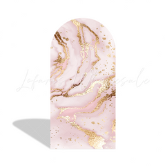 Marble Happy Birthday Party Arch Backdrop Wall Cloth Cover