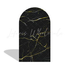 Marble Happy Birthday Party Arch Backdrop Wall Cloth Cover
