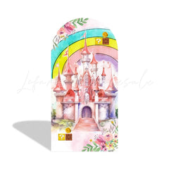 Mario Princess Cartoon Movie Happy Birthday Party Arch Backdrop Wall Cloth Cover