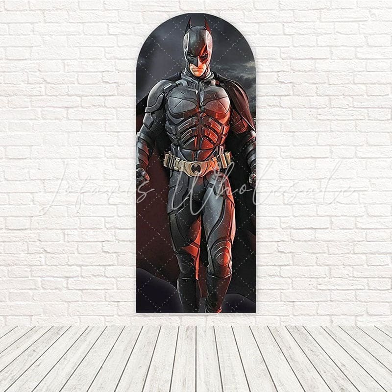 Marvel Batman Hero City Night Arch Backdrop For Brave Themed Bash