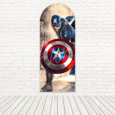 Marvel Superhero Captain America Arch Backdrop For Heroic Events