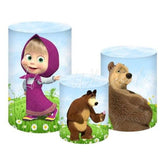 Masha and the Bear Fun Adventure Themed Cover Cylinders Kit