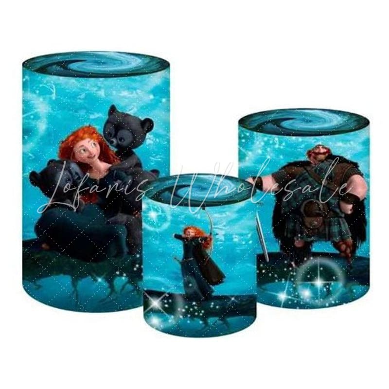 Merida Disney Princess Themed Cover Cylinders Kit