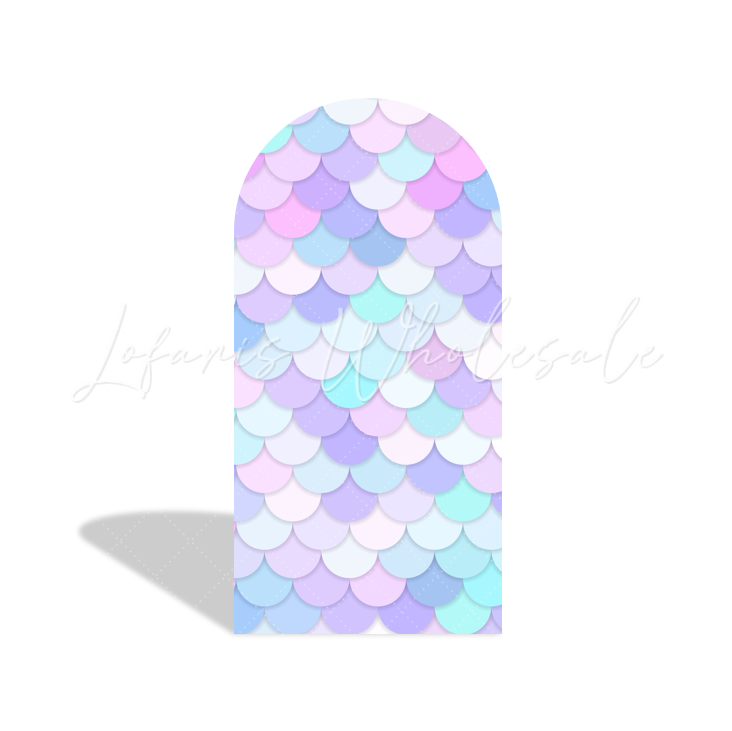 Mermaid Theme Birthday Baby Shower Party Background Arch Backdrop Wall Cloth Cover
