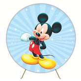Mickey Mouse Classic Round Backdrop For Birthday Celebrations