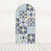 Moroccan Mediterranean Lemon Arch Backdrop For Vibrant Celebrations