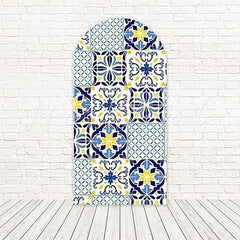 Moroccan Mediterranean Lemon Arch Backdrop For Vibrant Celebrations