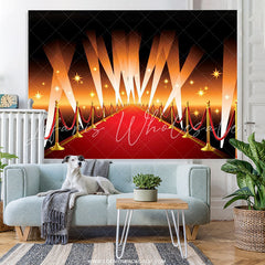 Lofaris Movie Premiere Award Ceremony Birthday Party Backdrop