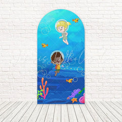 Mundo Bita Under The Sea Ocean Arch Backdrop For Playful Parties