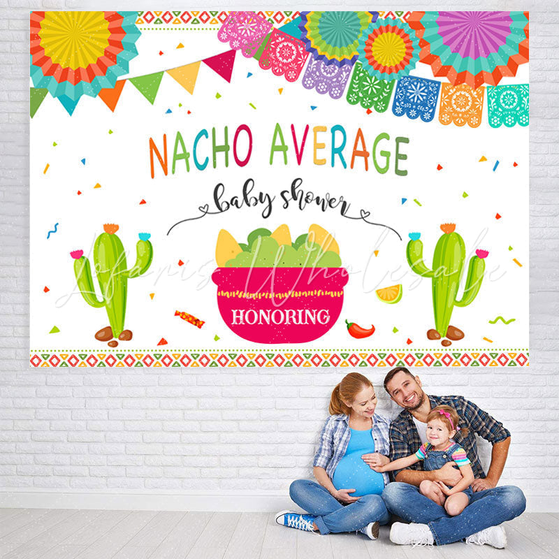 Lofaris Nacho Average Baby Shower Backdrops For Decoration
