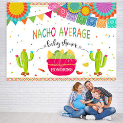 Lofaris Nacho Average Baby Shower Backdrops For Decoration
