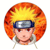 Naruto Ninja Adventure Round Backdrop For Anime Fan Events