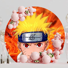 Naruto Ninja Adventure Round Backdrop For Anime Fan Events