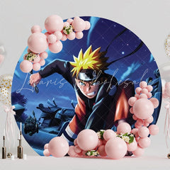 Naruto Shippuden Ninja Round Backdrop For Anime Fan Gatherings