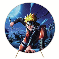 Naruto Shippuden Ninja Round Backdrop For Anime Fan Gatherings