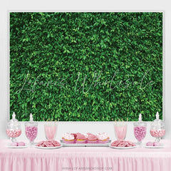 Lofaris Nature Green Leaves Backdrop For Birthday Party Decoration