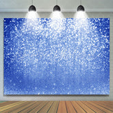 Lofaris Navy Blue Bokeh Themed Happy Birthday Backdrop For Girl