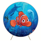 Nemo Round Backdrop For Underwater Kids Party Celebration