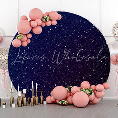 Lofaris Night Sky Sparkling Stars Happy Birthday Backdrop
