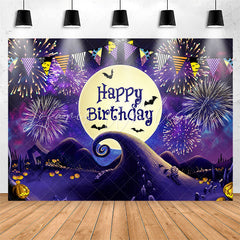 Lofaris Nightmare Moon Halloween Happy Birthday Backdrop
