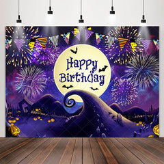 Lofaris Nightmare Moon Halloween Happy Birthday Backdrop
