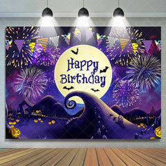 Lofaris Nightmare Moon Halloween Happy Birthday Backdrop