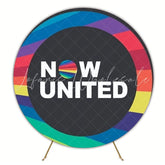 Now United Concert Theme Round Backdrop For Fan Festivities
