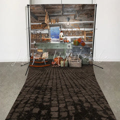 Lofaris Nutcracker Brick Ground Room Backdrop For Photo