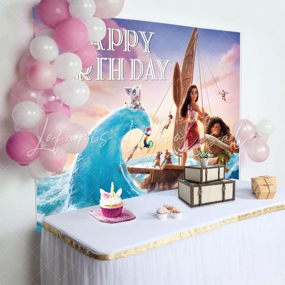 Ocean Magic Backdrop for Princess Birthday Party