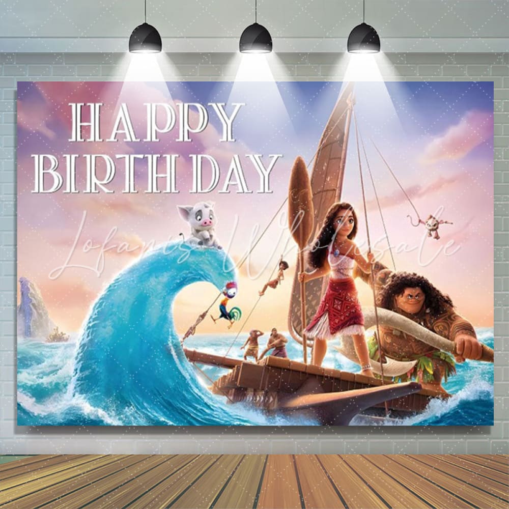 Ocean Magic Backdrop for Princess Birthday Party