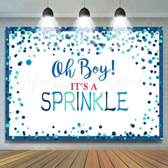 Lofaris Oh Boy Its A Sprinkle Simple Baby Shower Backdrop