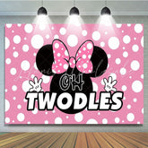 Oh Twodles Disney Minnie Mouse 2nd Birthday Party Backdrop