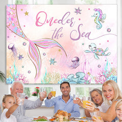Lofaris Oneder The Sea Happy Birthday Party Backdrop For Girl
