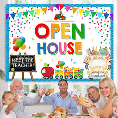 Lofaris Open House Meet The Teacher Back To School Backdrop