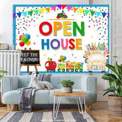 Lofaris Open House Meet The Teacher Back To School Backdrop